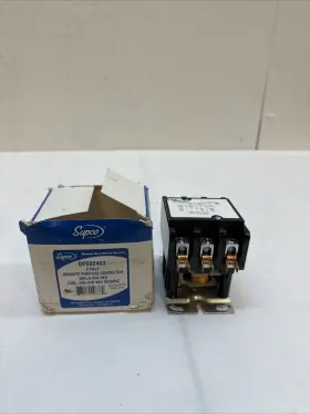 Dp502403 Supco Contactor 3 Pole 50 Amp 240 Volt Coil #dp502403