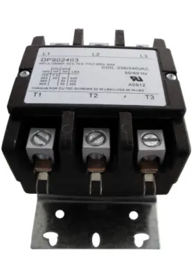 Dp902403 Supco Contactor Relay 90a 240v 3 Pole