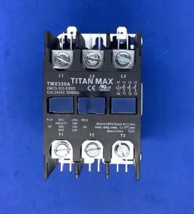Tmx350c Titan Max Definite Purpose Contactor 3 Pole 50 Fla 208-240v Coil New #2