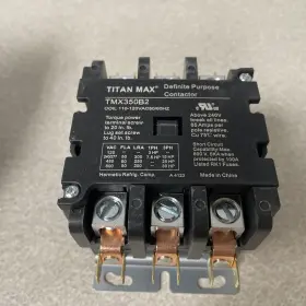 Tmx350b2 Titan Max Definite Purpose Contactor 3 Pole 50a 120v Coil #2