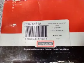 P282-0431a Totaline Hvac Definite Purpose Contactor 3pole 50a Coil 24vac 50/60hz #2