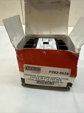 P282-0633 Totaline Contactor 3-pole 60a Lug 208/240vac #3
