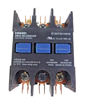 Trane Ctr01349 Contactor 40 Fla 24vac Coil 3 Pole Homer Xmc0-403-ebbc00f