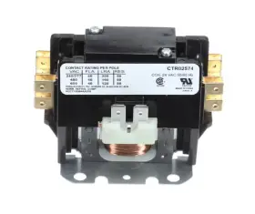 Hccy1xq04aa318 Trane Contactor 1-pole 40 Amp 24vac 50/60hz Coil Genuine Oem