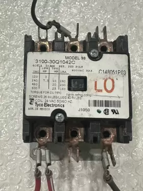 3100-30q1042c Tyco Electronics Model 98 Coil 24 50 Amp Lo