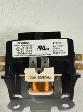 Vexunga Xkjl1-30 Definite Purpose Magnetic Contactor Ac 30amp 24v Coil 2 Pole Xkjl1-30/2