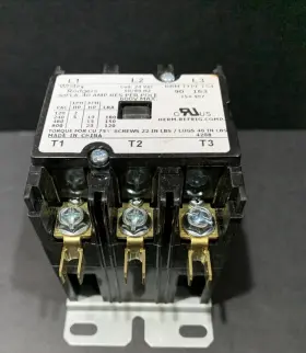 90-163 White-rodgers 30 Amp 3 Pole 24 Volt Definite Purpose Contactor New