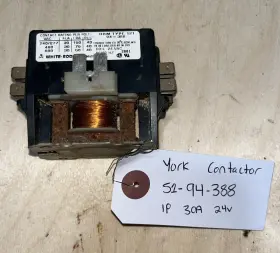 S1-94-388 York Contactor 94-388 Used