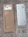Lcn 4040XP-18PA Drop PLATE,SILVER,ALUM,12-1/4 In.. Fixed Price $39.99.