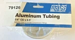 Mars 79126 Aluminum Tubing 1/4" X 6.5'. Fixed Price $20.00.