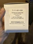 Carrier Hvac T111601056 Contactor, 3 Pole, 60FLA, 24VAC 50/60HZ Coil. Fixed Price $118.00.