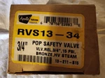 Apollo Pop Off Valves RVS13-34. Fixed Price $36.99.