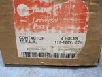 Trane CTR-0547 40FLA 4POLES 110-120VAC Coil Contactor, Furnas #42CE25AF106. Fixed Price $40.00.