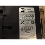 Shamrock TC1-D40 11 Amp Contactor, Coil Voltage 120V 50/60HZ 205144. Fixed Price $46.55.
