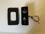Bea 10MS31J-B Hand Wave Motion Sensor Kit W/ Jamb Plate Black. Fixed Price $65.00.