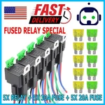 5 Automotive Electrical 12V 20 30AMP Fuse Switch Harness Pin Spst. Fixed Price $13.99.