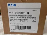 Eaton Contactor C25DNY113A. 40A. 120V 3P. New Box. Free Shipping.. Fixed Price $50.00.