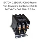 New Eaton C25GNF390B Contactor Amp F1 208-240V Coil Pole. Fixed Price $325.00.