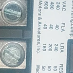 Mars 780 61447 Definite Purpose Contactor 3-POLE 40A 208-240V Coil 20HP. Fixed Price $25.62.